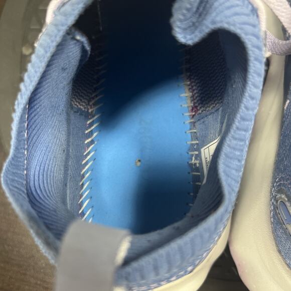 Brooks Womens Sz 8B Glycerin StealthFit 20 Blue Pastel Lilac Athletic NO INSOLES - Picture 10 of 10